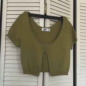 Tiger Mist cropped sweater